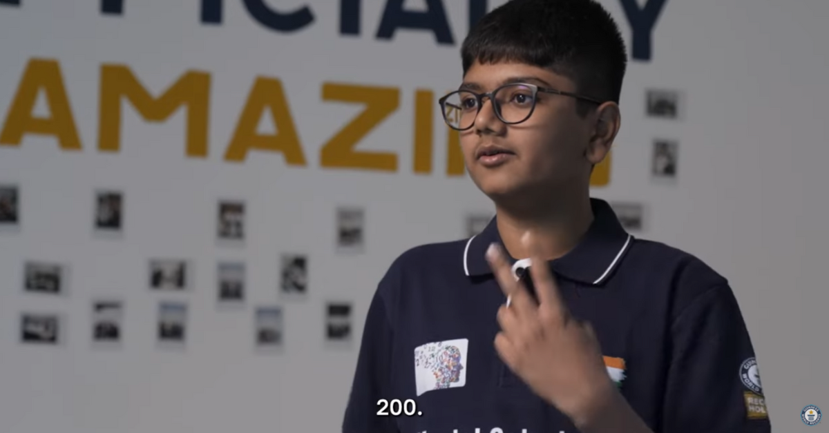 Calculadora Humana: Menino de 14 anos quebra 6 recordes mundiais de matemática em um dia